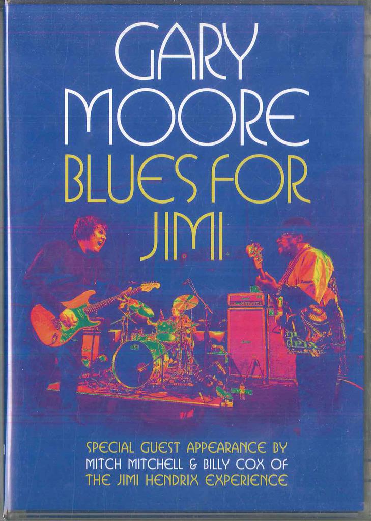 DVD GARY MOORE - Blues For Jimi VQXX10018 WARD 2012 Taiwan Music Video Used