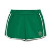 MLB New York Yankees NY Print Elastic Waist Sports Casual Shorts Women shorts Green 3FSPB0233-50GND