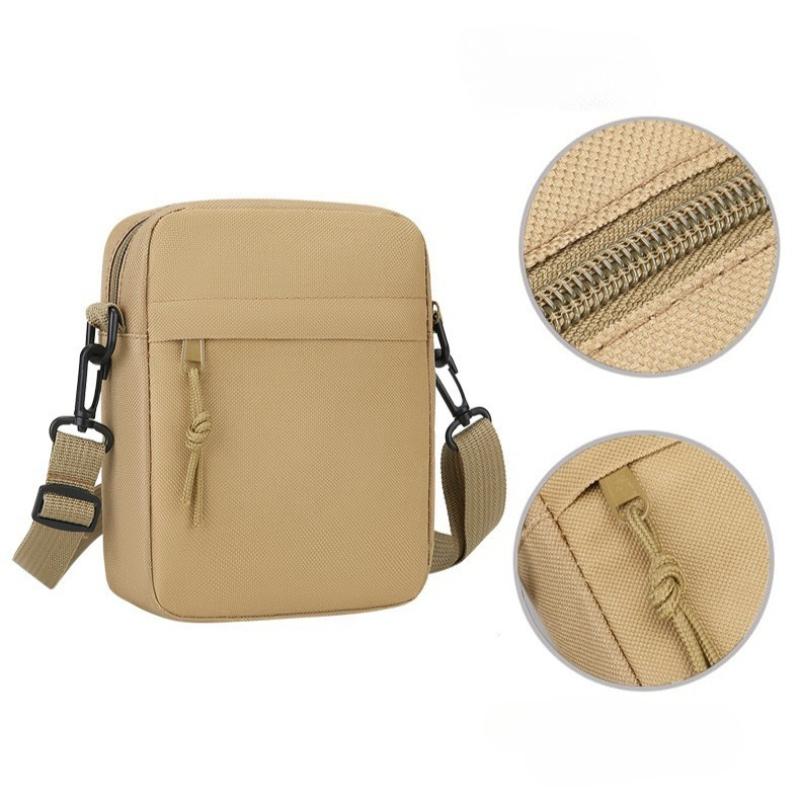 Men/Women Mini Shoulder Bag Small Square Bag Leisure Sports Multi Functional Crossbody Bag Lightweight Change Phone Bag For Going Out