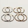 Exquisite Retro Leopard Print Hoop Earrings: 925 Silver Needle High-End Autumn/Winter Fashion