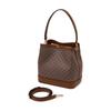 Daks Beige Barnet Dd Pattern Leather Medium Bucket Bag