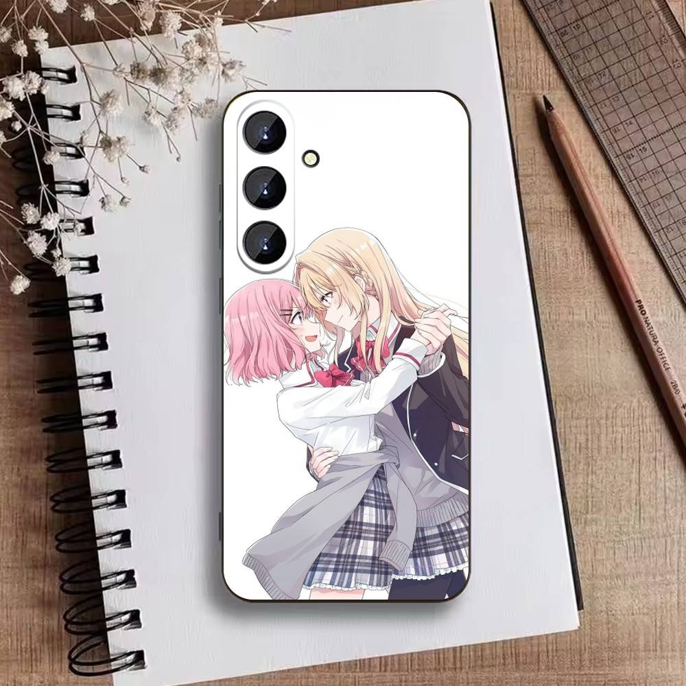 D-Watanare Anime Phone Case For Samsung Galaxy A73,A72,A71,A70,A52,A51 Others Soft Black Cover