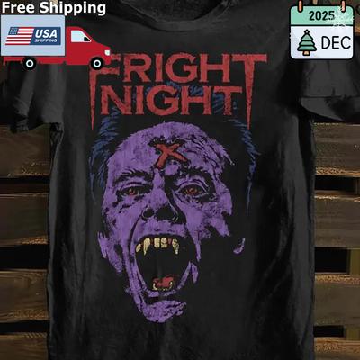 Fright Night Vintage Punk Rock Band Inspired Cotton Music Graphic Tee