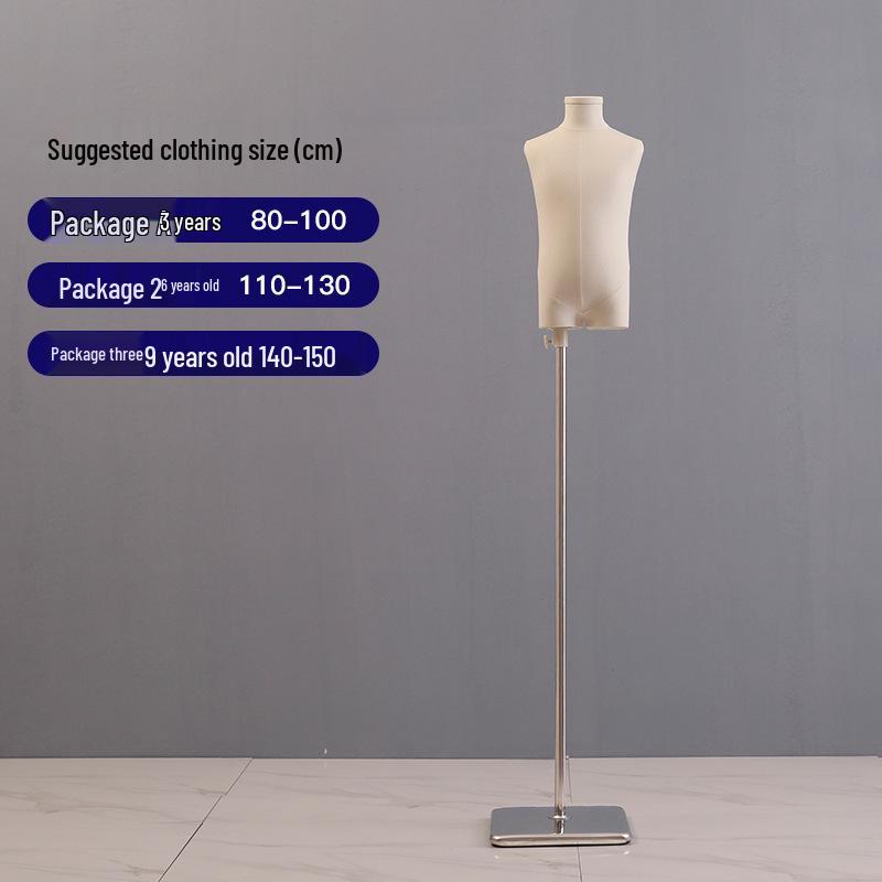 Mannechin Copii cu Picioare Despărțite: Stativ de Expunere Corp Întreg/Jumătate pentru Haine de Copii, Bărbați și Femei