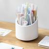 Rotating Large Capacity Dust-proof Storage Container Makeup Brush Eyebrow Pencil Lipstick Desktop Storage Box