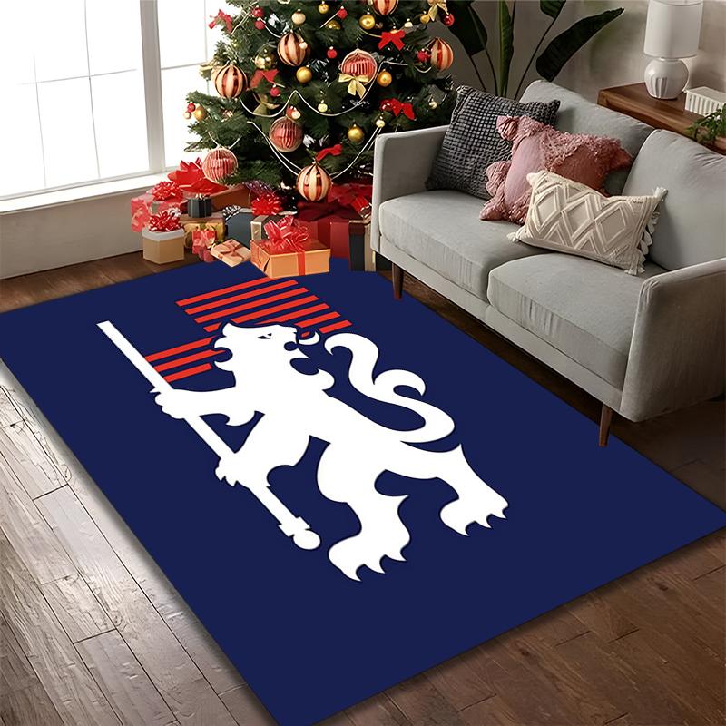 [1 Stück Chelsea FC Büro Teppich] Pflegeleichter Stuhlunterlage für Konferenzraum, Langlebige Bereich Sofa Bodenmatte