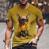 Summer Animals Pattern 3D Print T-shirts Harajuku Style Hip Hop Street Short Sleeve Outdoor Sports Quick Dry Breathable Fashion Men's T-shirts