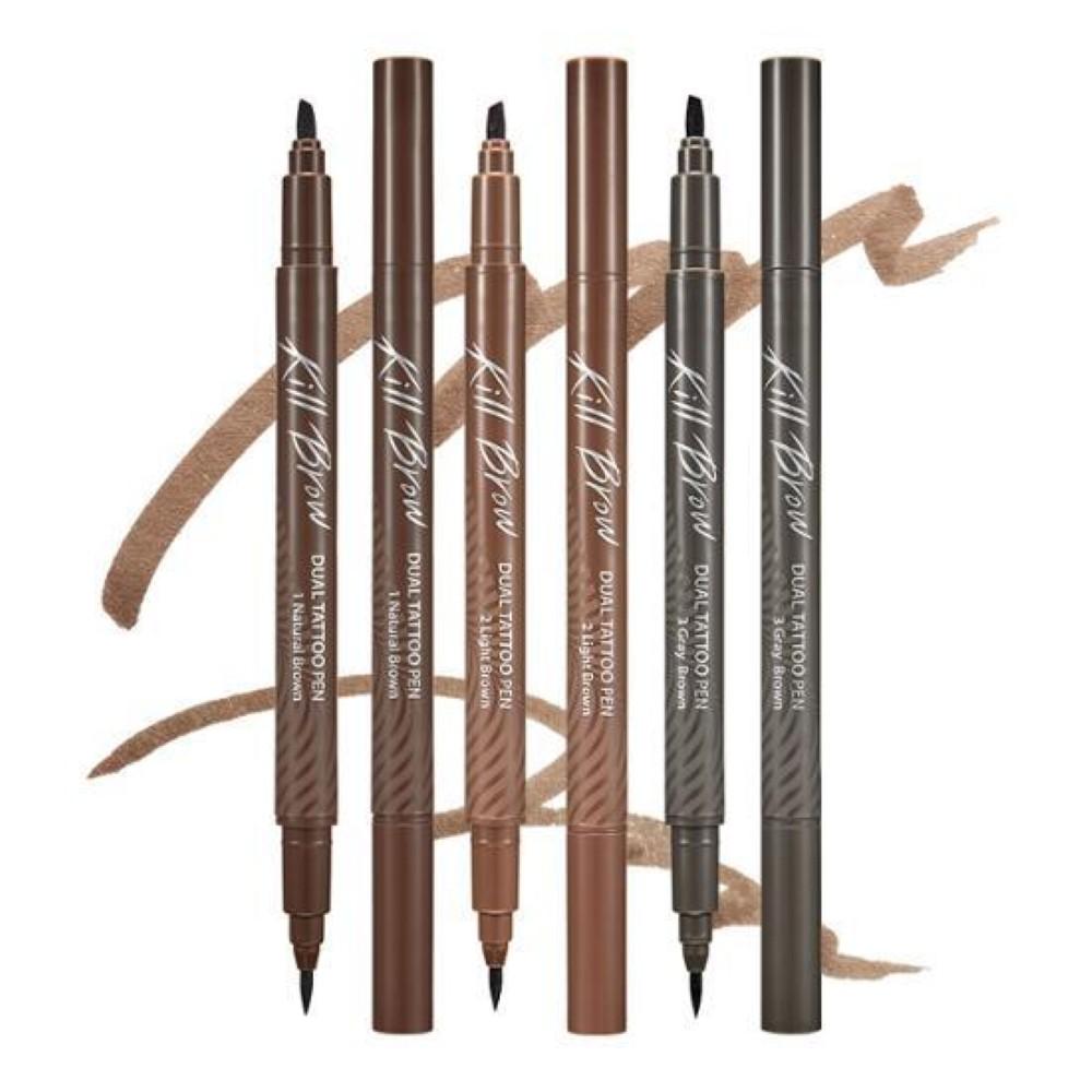 CLIO Kill Brow Dual Tattoo Pen Special Set, 0.3g*2