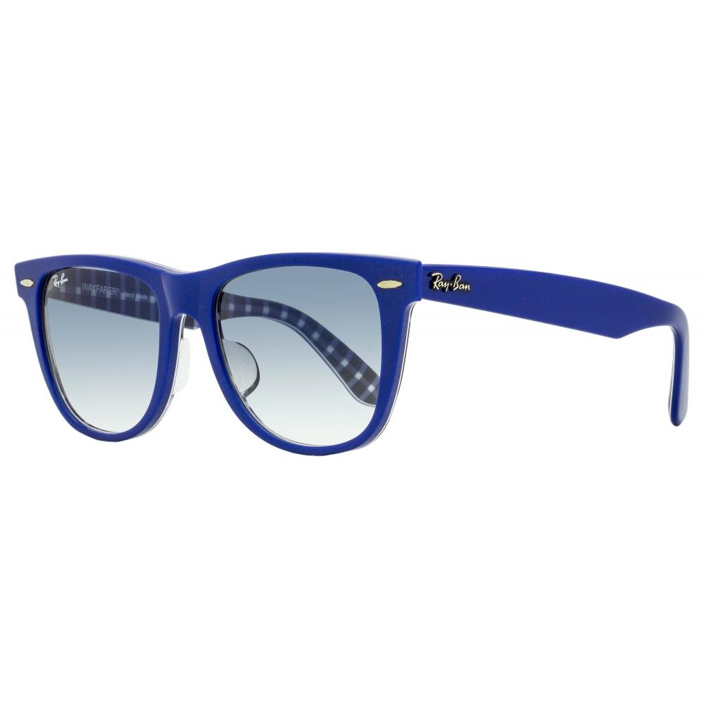 

Солнцезащитные очки Ray Ban унисекс с низкой перемычкой RB2140F 13193F Синие 54 мм 13193f