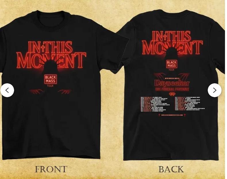 In This Moment 2025 Black Mass Tour T-Shirt. S