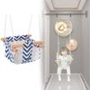Baby Swing Indoor Outdoor With Cotton Linen Material For Toddler Development