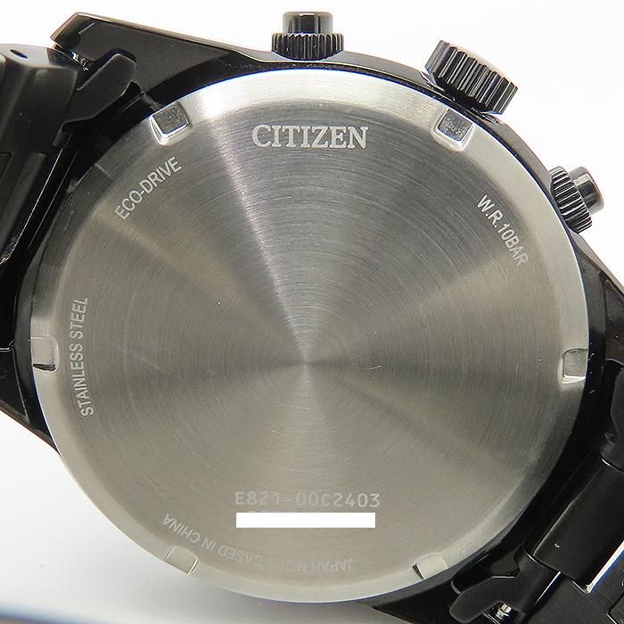 CITIZEN Watch Chronograph Solar Black d Marutaka Koshien Store E821-00C2403 Men's 71-0329