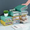 Aufbewahrungsschubladen Schreibtisch-Organizer Kleinkramhalter Kosmetik-Schreibtisch-Aufbewahrungsbox Schrank Hausbüro Schreibwaren Stapelbare Boxen