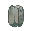 Foldable Mesh Laundry Hamper: Washable, Multifunctional Storage Basket for Clothes and Bathroom.