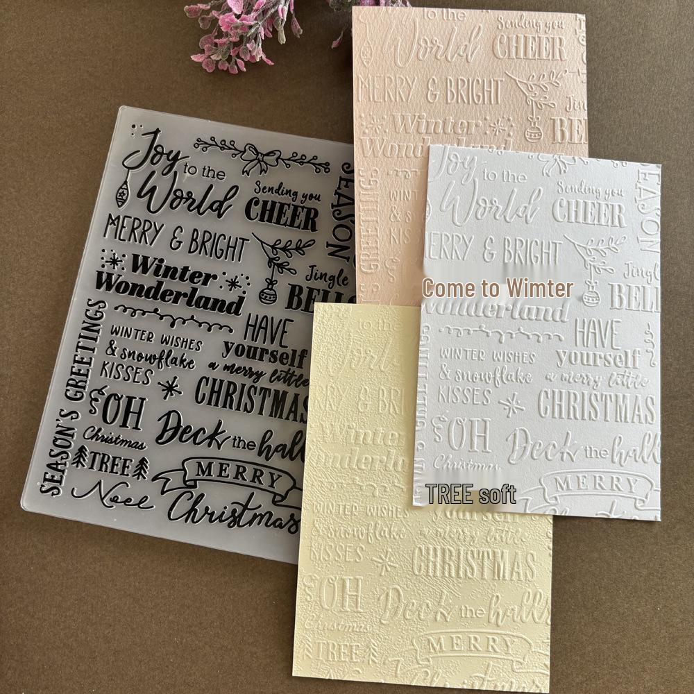 2D Embossed Flower Texture Mold for DIY Projects