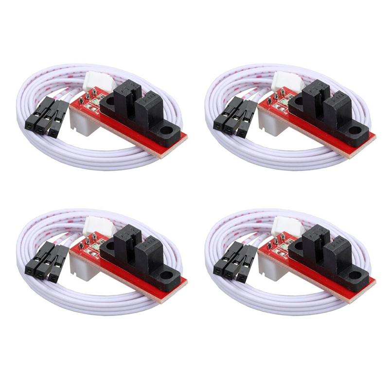 2/4pcs 3D Printer Endstop Light Control Limit Optical Switch With Cable 3D Printer Parts For RAMPS 1.4