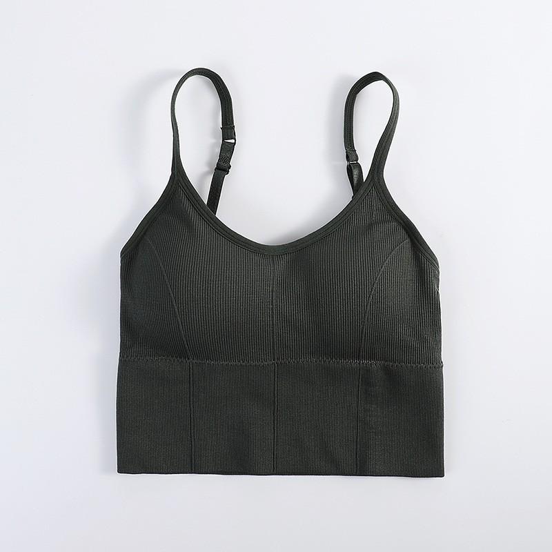 Sexy U-Shaped Camisole with Chest Pad for Women – Elegant Inner and Outerwear
