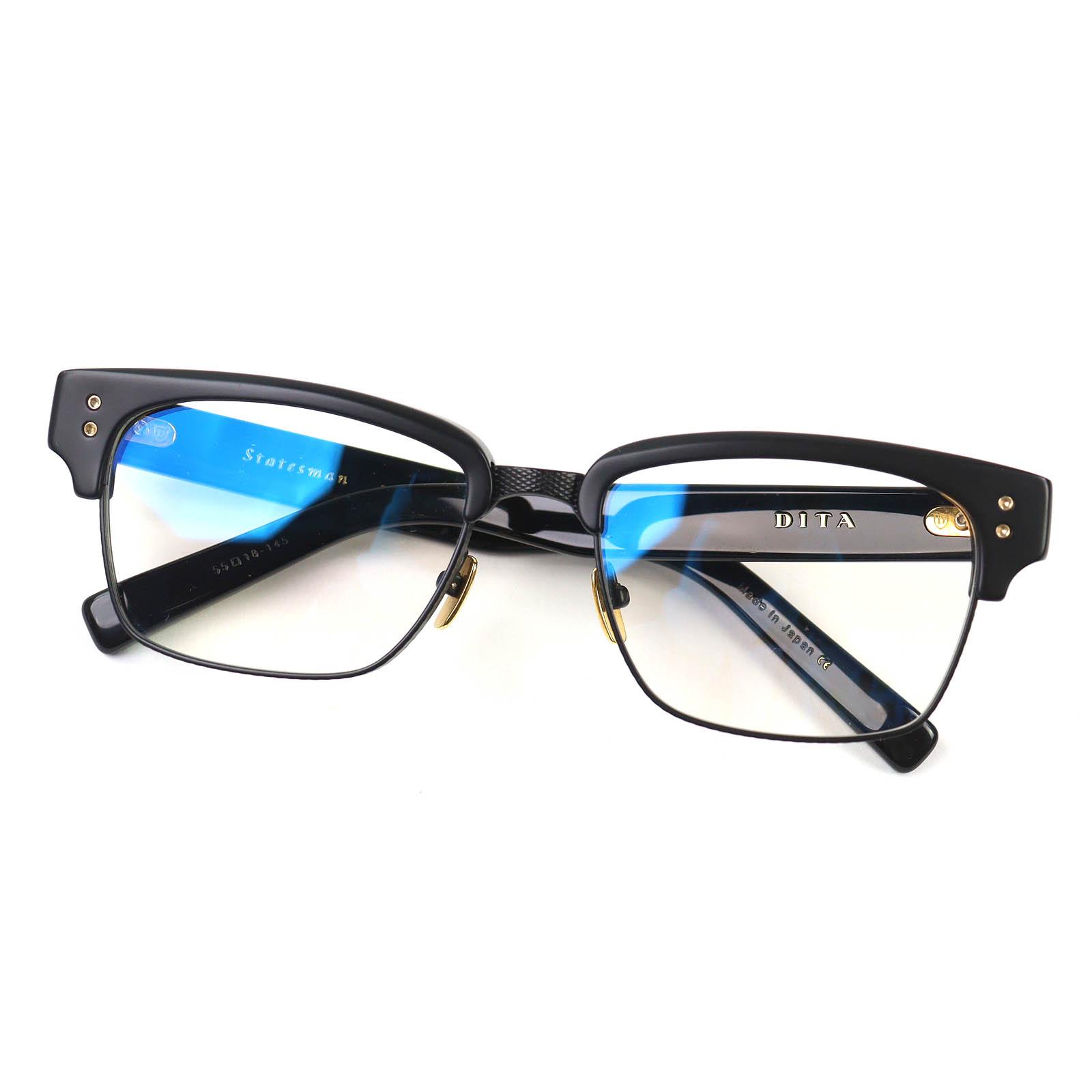 

Great DITA Glasses STATESMAN Thurmont Blow Matt black mens DRX-2011 Used