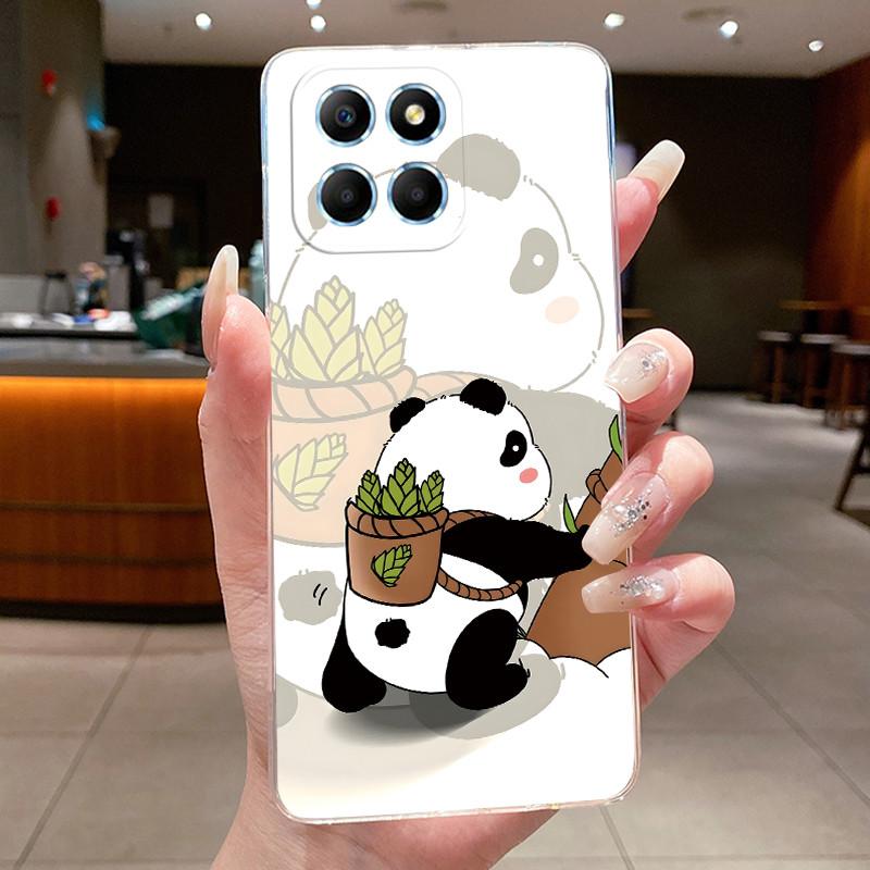Phone Case For Honor X6 4G/X6S 4G/70 Lite/Play 30M/Honor X8 5G Butterfly Protective Casing Transparent Soft Silicone TPU Cover