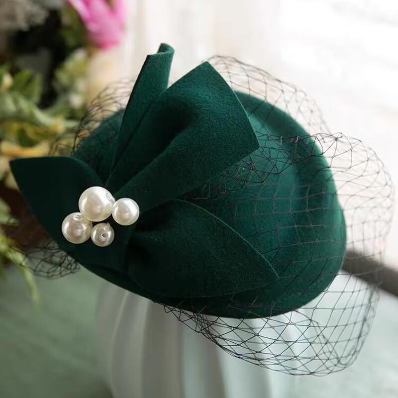 

Шляпка-фасинатор GARIMBERTY в стиле ретро, сетка