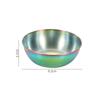 Small Seasoning Dish, Hot Pot Dipping Bowl, Sushi Vinegar Soy Saucer, Appetizer Tray, Round Stainless Steel Container