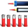 23Pcs Complete Glues Applicator Set with 15 Varied Nozzles and 8 Mounting Bases for Bonding Tasks in Homes and Workshop