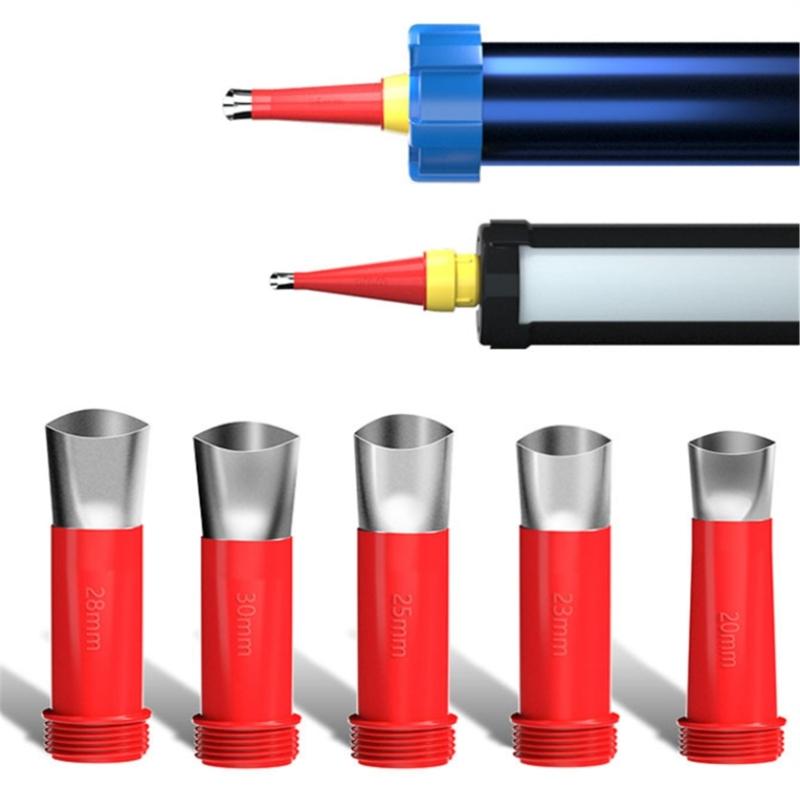 23Pcs Complete Glues Applicator Set with 15 Varied Nozzles and 8 Mounting Bases for Bonding Tasks in Homes and Workshop