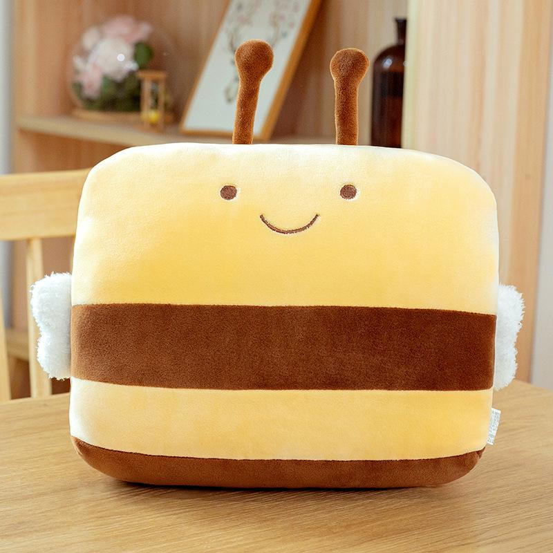 Cartoon Plush  Pillow Stuffed Hand Cushion Home Office Car Travel Warmer Winter Plush Toy Students' Nap