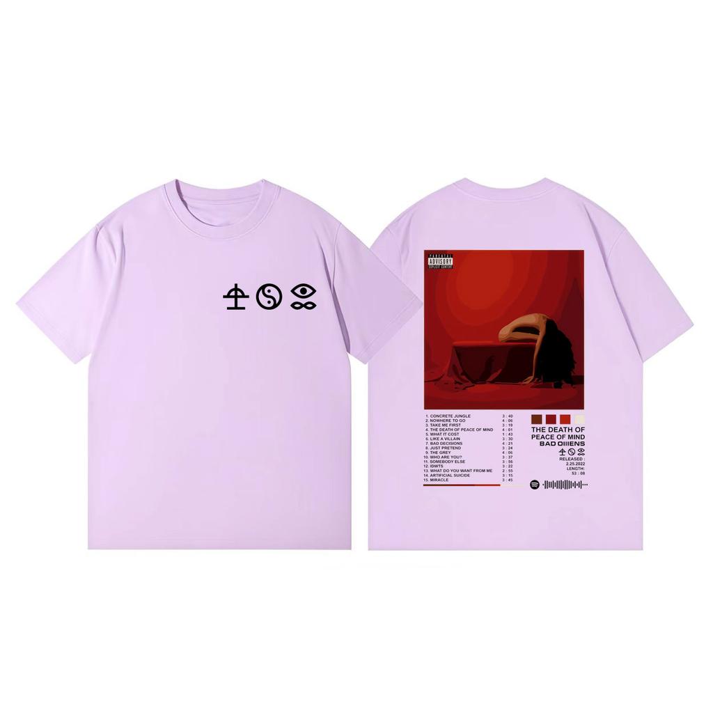 Limited Bad Ounisexs Band Album Merch Tshirt Unisex Women Clothing Harajuku Rock Style Tshirts Summer Fashion Casual Cotton T Shirt