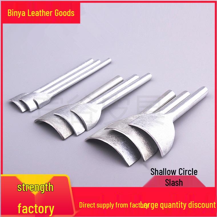 

Кожаный кошелек ручной работы с закругленными углами и дизайном в виде полукруглой перфорации 10mm