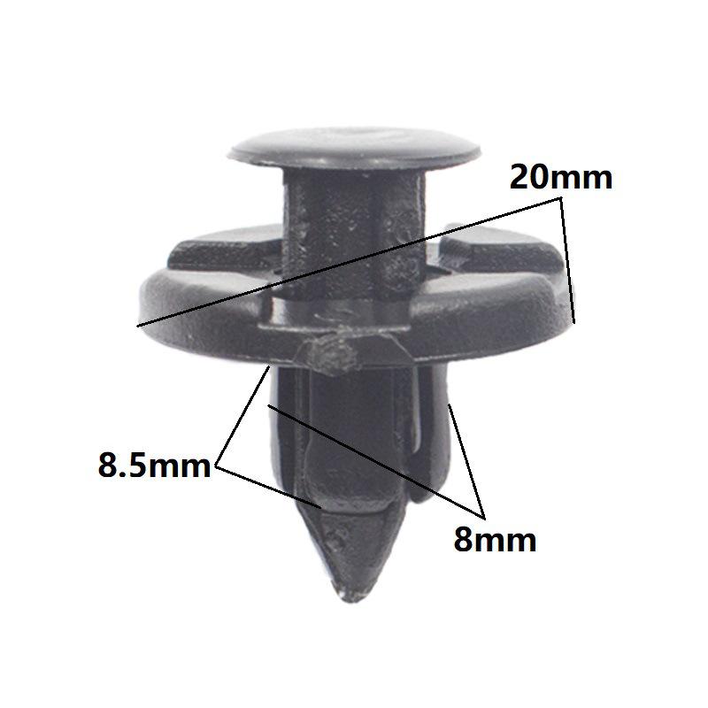 100PCS Car Retainer Clips for Nissan Pathfinder Bumpers, Fenders, Mud Flaps, Grille, and Push Pins.