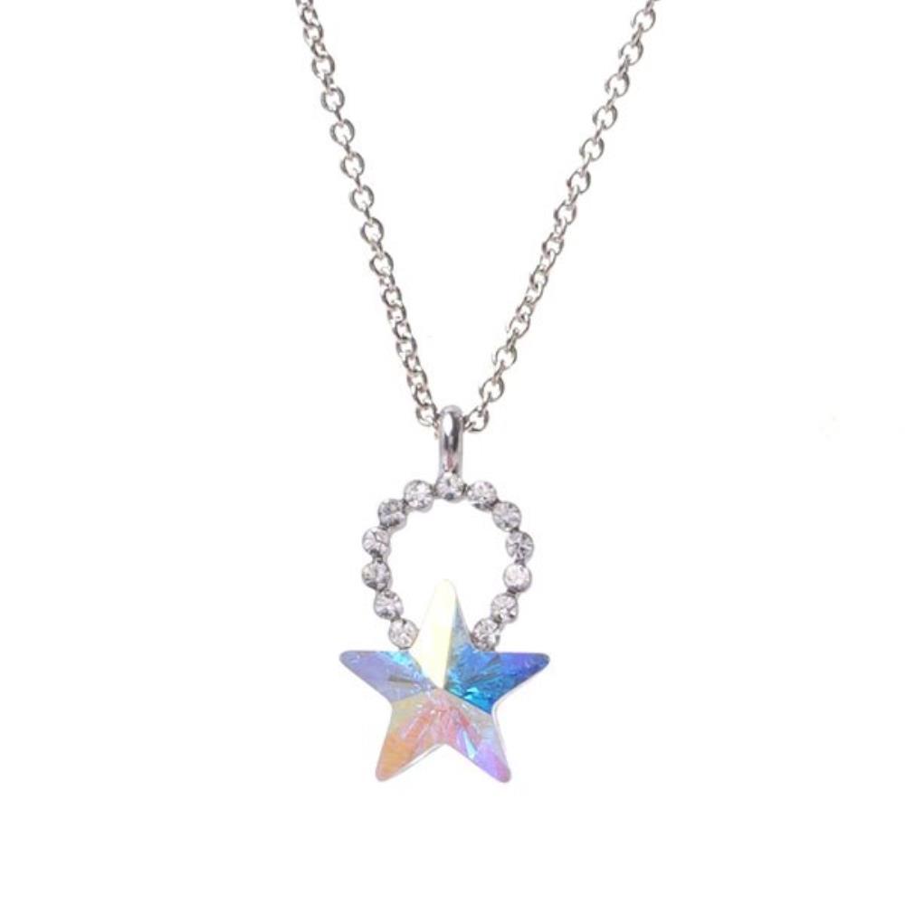 Ritual Crystal Star Women's Necklace Aurora