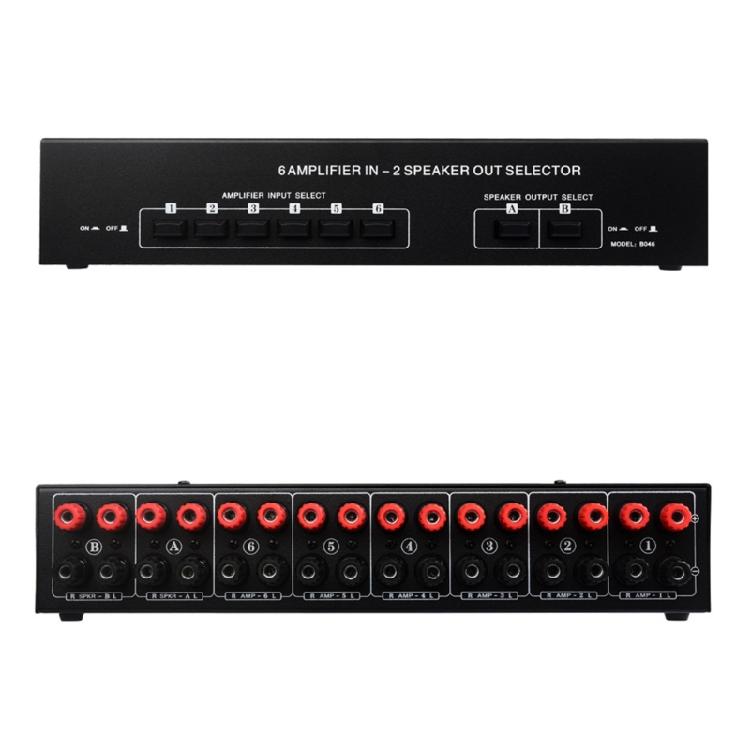 Easy  Signal Switching Converters 4Amplifiers in 2 Speaker Out Selector