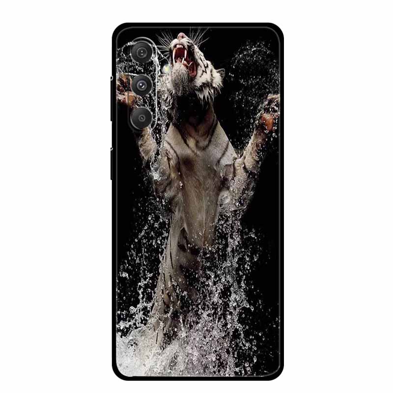 For Samsung Galaxy S24 Plus Ultra Phone Case Cover Silicone Soft Back Case for Samsung Galaxy S 24 5G Funda Dinosaur Lion Animal