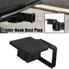 Tow Plug Tube Cap Protector Waterproof Trailer Hitch Cover Dustproof 2 Inch Receiver Auto Square Plug Tow Hook Cover