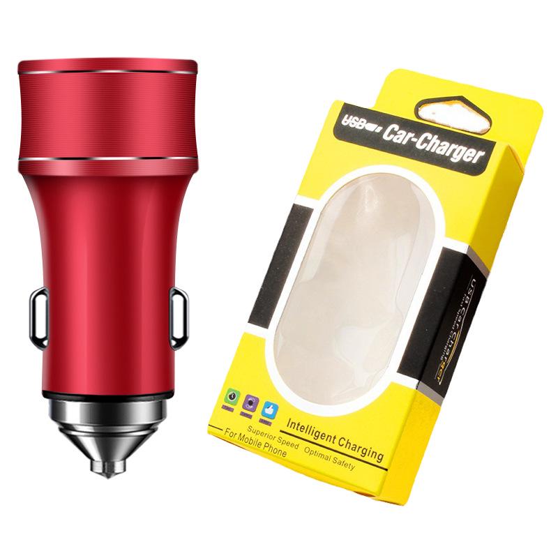 36W Dual USB & Type-C PD QC3.0 Fast Car Charger