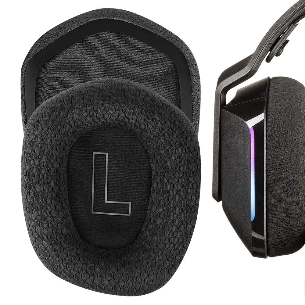 1Pair Replacement Mesh Fabric Earpads Ear Pads Cushion For Logitech G535 G 535 Headphones Headsets Sponge Soft Foam Cushion