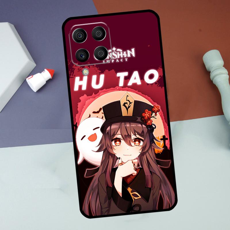 Hu Tao Genshin Impact Tecknad Film För Samsung Galaxy M14 M34 M54 M15 M35 M55 M13 M23 M33 M53 M31 M51 M20 M12 M52 M06 M16 Fodral