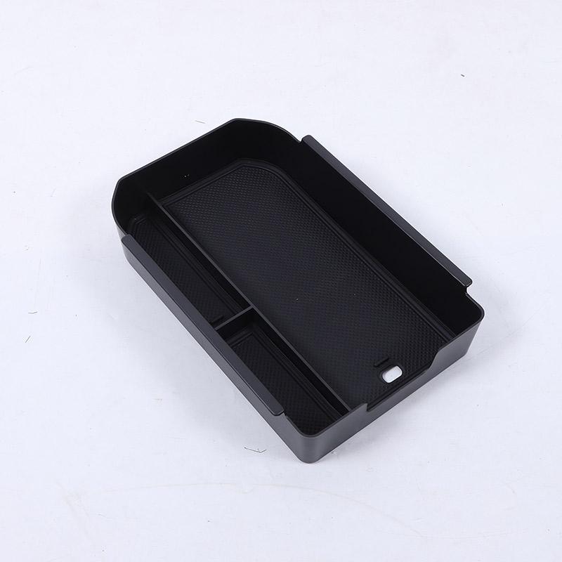 

For Toyota Land Cruiser Prado LC250 J250 2024 ABS Black Car Center Console Armrest Box Storage Box Car Interior Accessories Style B