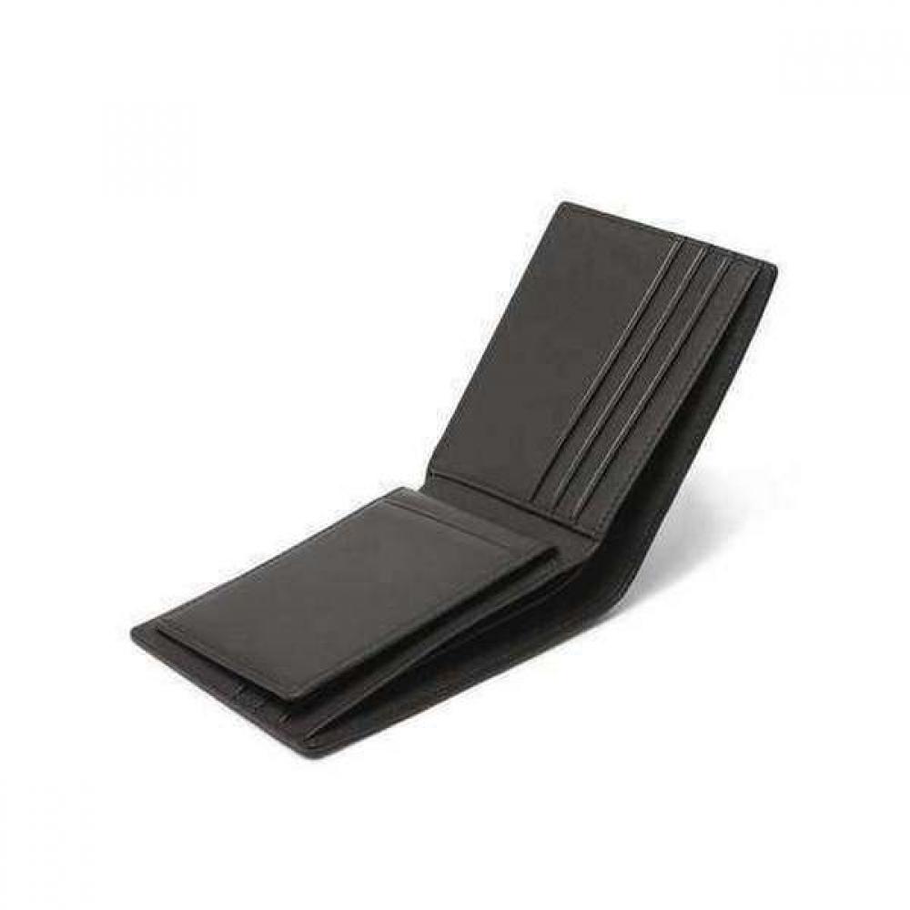 Daks Brown Matte Leather Wallet Dd Plate Logo Dbwa2e368