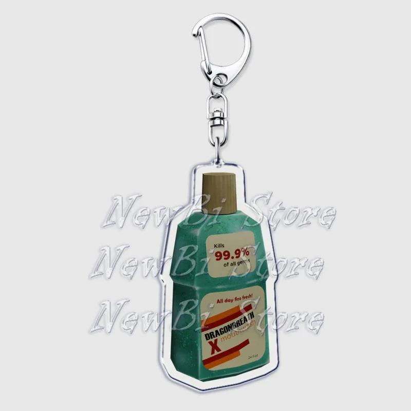 Hot Horror Game Mouthwashing Keychains for Accessories Bag Jimmy Curly Anya Daisuke Sallyface Swansea Keyring Jewelry Fans Gifts