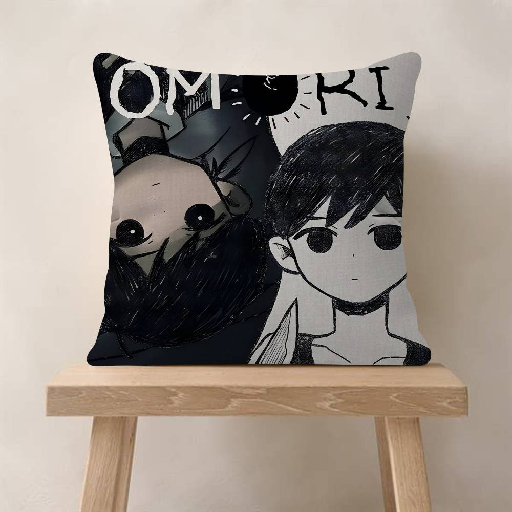 Hot Game OOmori Cushion Cover Pillow Cover Decor Pillowcase Printed Cushion Case For Couch