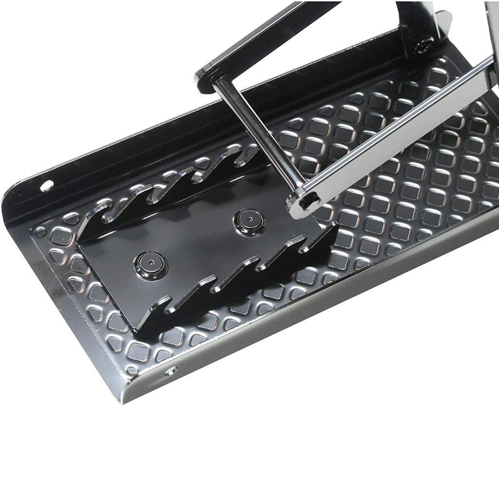 Kikutani GF-7 Guitar Footstool, Aluminum, Weight: 210g, 4-Level Height Adjustment, Black