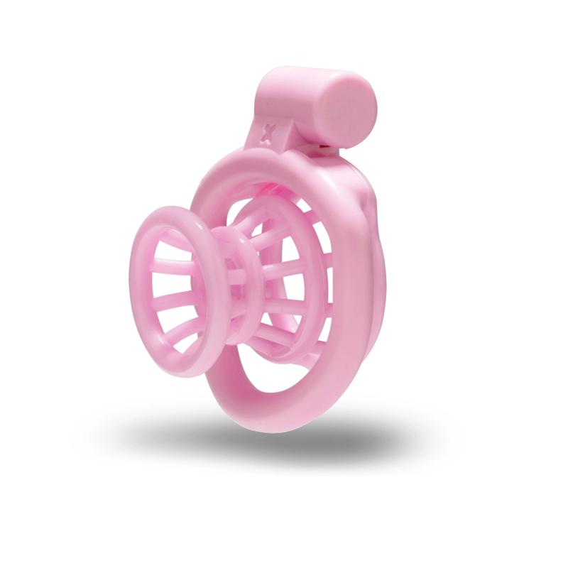 2025 New Male Negative Chastity Cage 4 Colors Cock Cage Abstinence Control Sissy Penis Lock with 4 Size Rings Adult Products