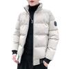 New cotton-padded men's winter velvet thickened student jacket winter cotton-padded jacket men's velvet cotton-padded jacket