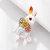 Elegant Animal Brooch Vintage Easter Enamel Pin Fashion Rabbit Brooch  Collection