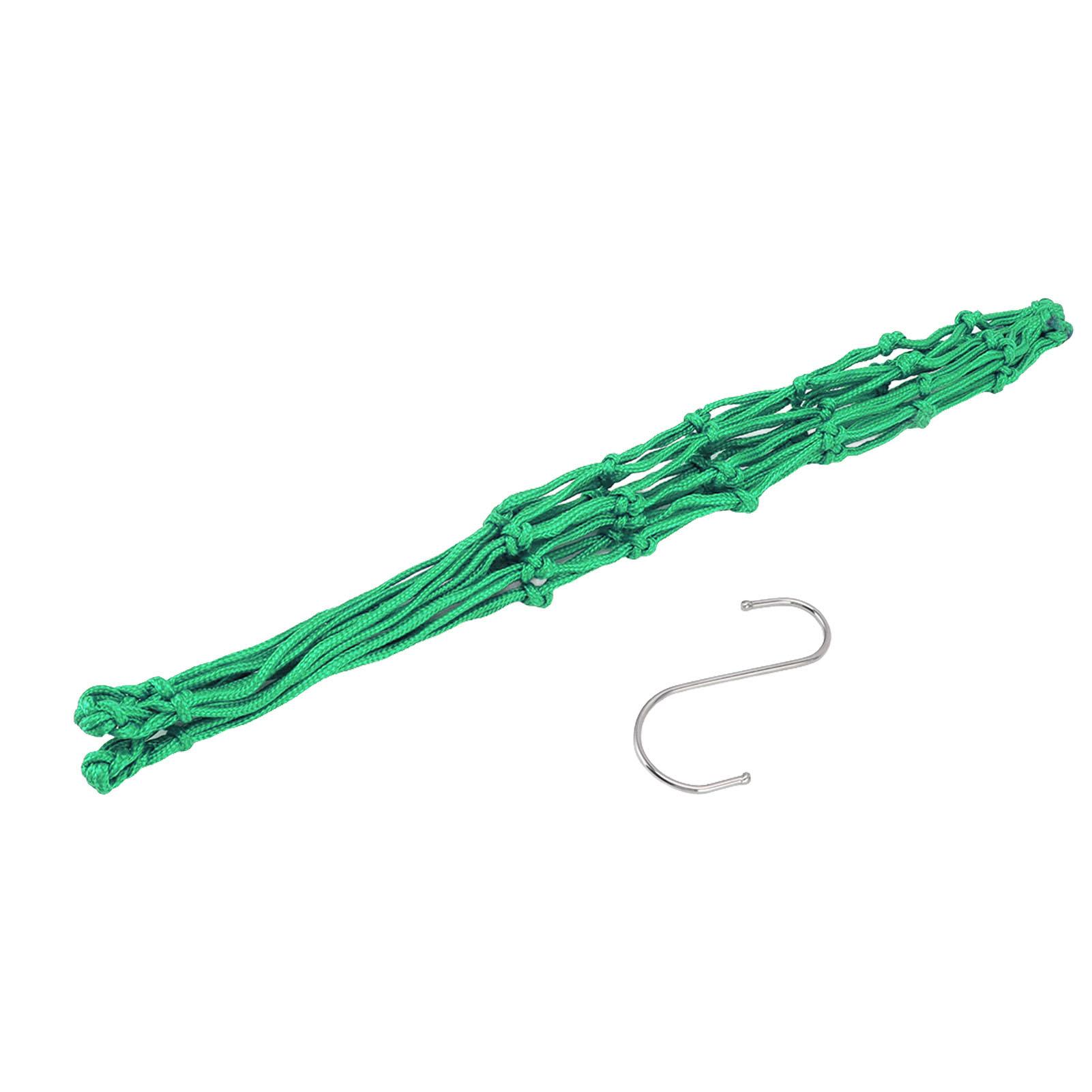 

Сетка для овощей и фруктов из курицы, большая вместимость, держатель для фруктов, сетка для кормления птицы с крючком для уток, гусей, зеленая зелёный