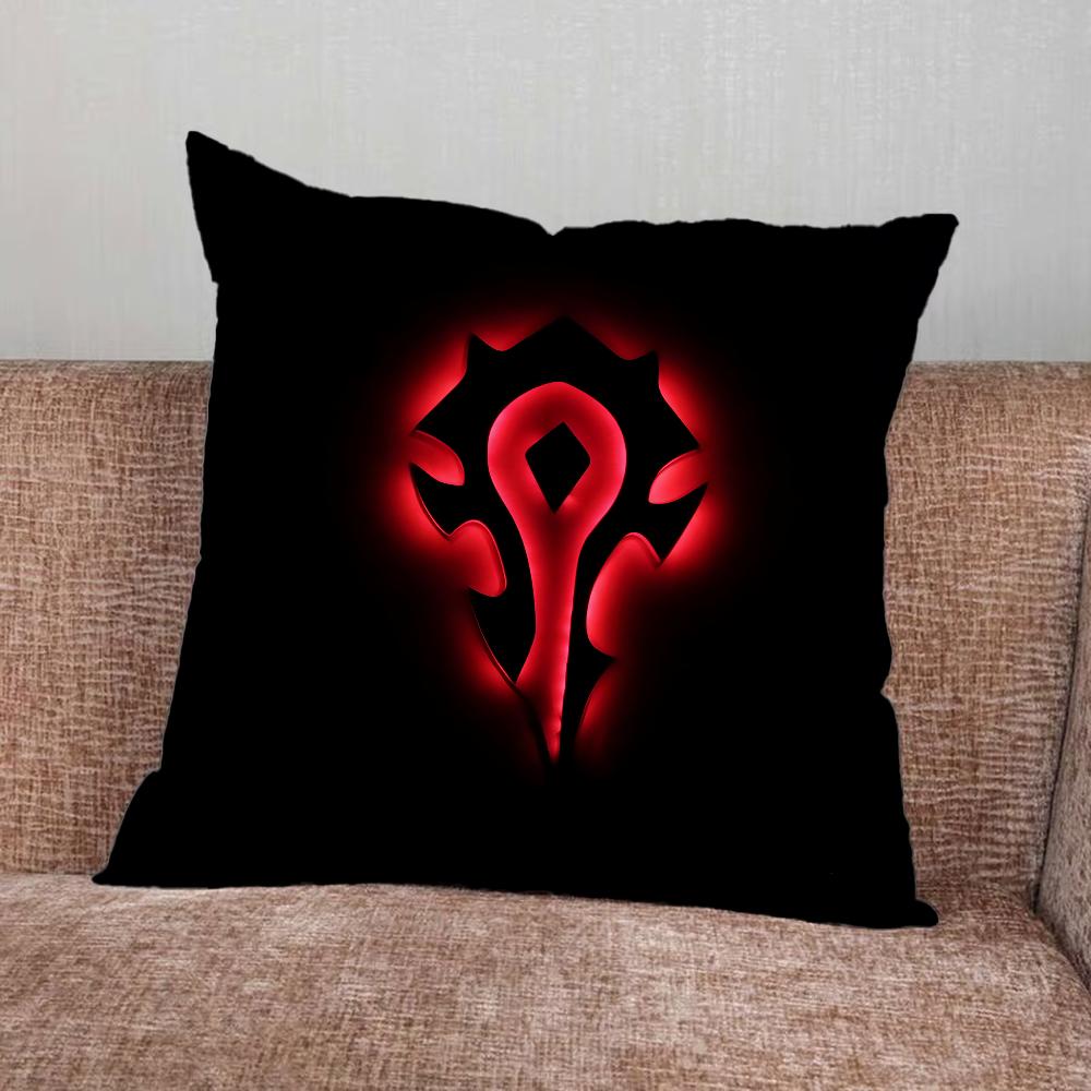 

Игровой W-World Of W-Warcraft Наволочка Для Дома Спальни Машины Офиса Декор Гостиной Наволочка На Диван Подходящая 16x16Inch