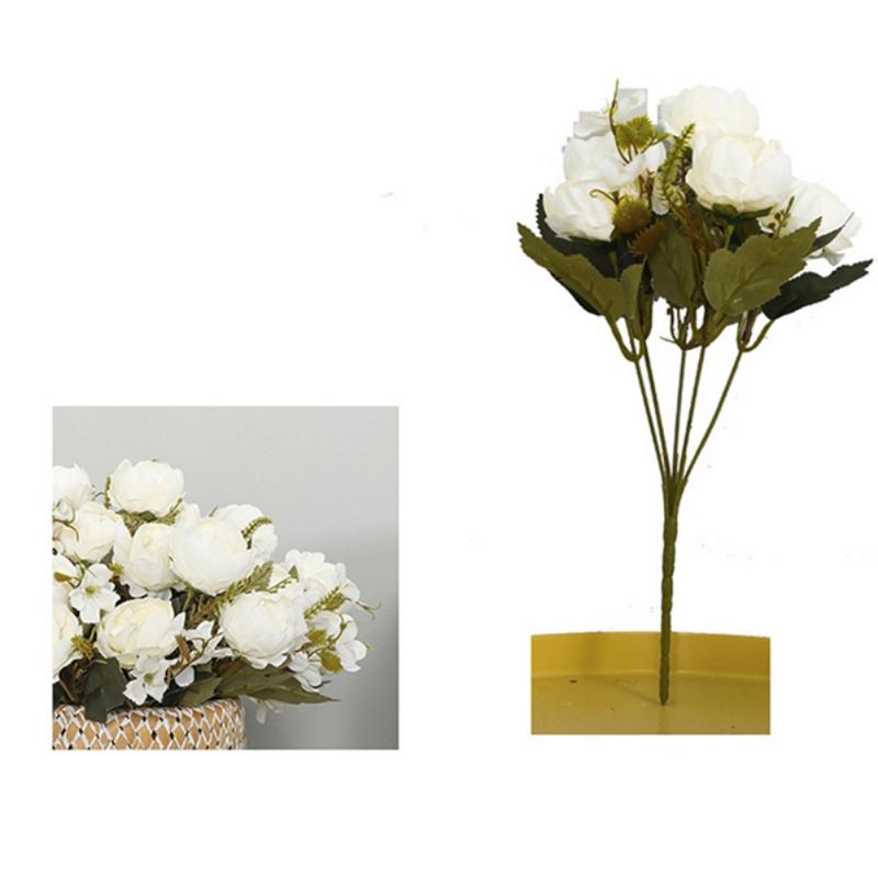 

Искусственный цветок Реалистичная текстура Мягкая текстура Украшение дома Украшения Свадебное украшение Свадебный букет 1pcs