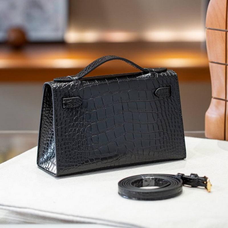 Tas Dames 2026 Nieuw Palmpatroon Koeienhuid 22cm Mini Generatie Kai-Li Mode Draagbare Echte Leer Dames Tas